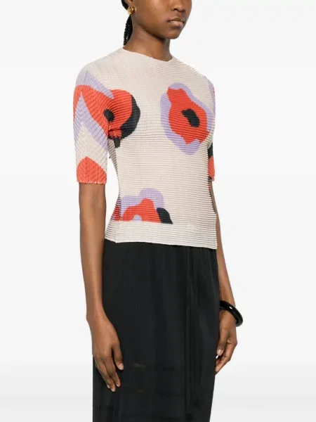 Bluzka w kwiaty Issey Miyake w kwiatki