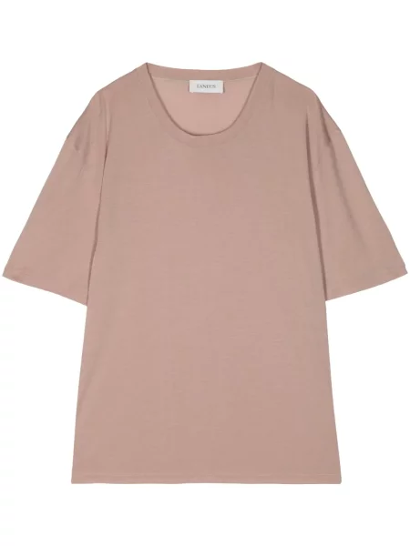 Къс тениска Laneus кафяво