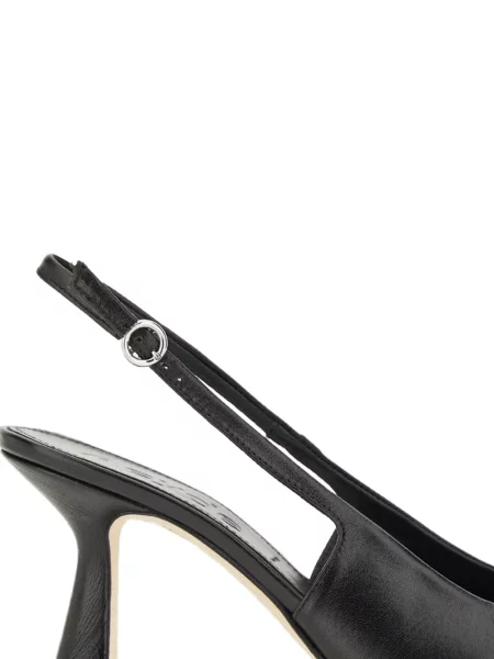 Pantofi cu toc Aeyde slingback negru