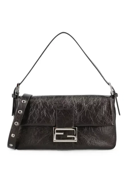 Geantă tip baghetă Fendi din piele negru