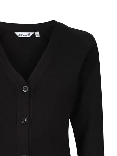 Kardigan dziecięcy Zeco Schoolwear czarny
