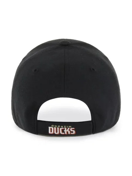 47 brand čiapka so šiltom s prímesou vlny Anaheim Ducks čierna