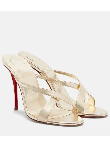 Papuci tip mules Christian Louboutin din piele