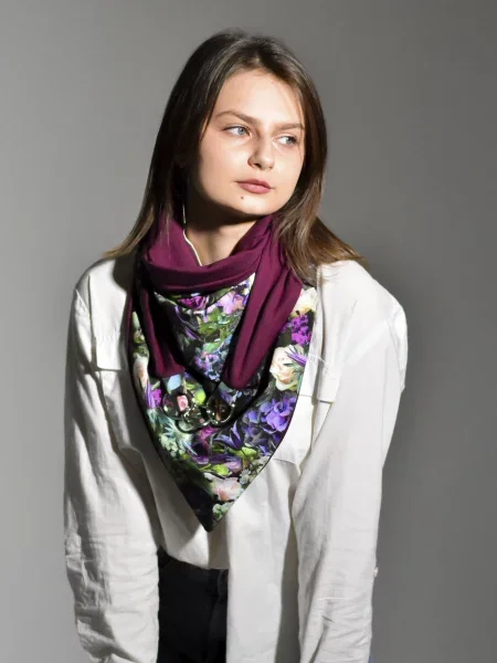 MyScarf Шарф бордовий