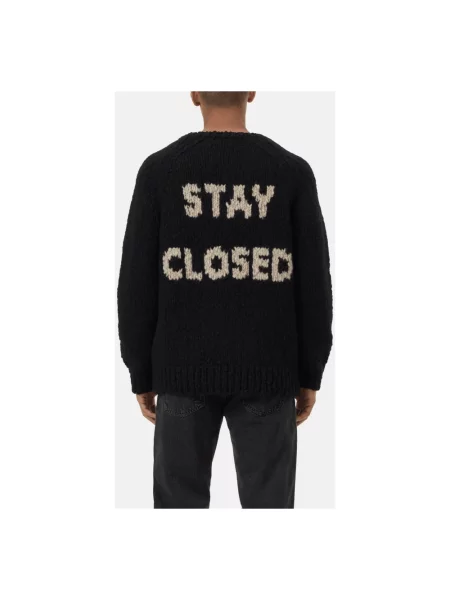 Sweter Closed wełniany czarny