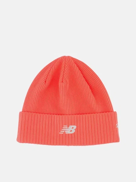 Смугаста трикотажна шапка New Balance помаранчева