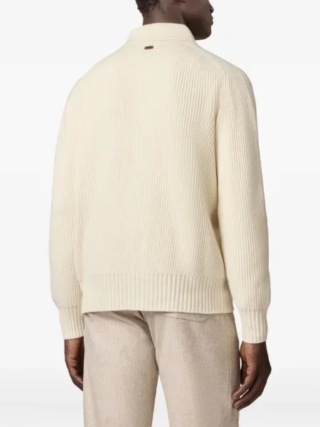 Cardigan Tod's tricotate alb