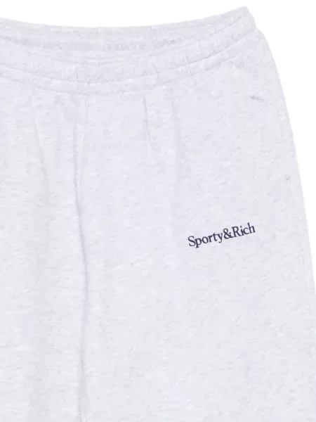Τρέξιμο παντελόνι Sporty & Rich με αυτόγραφο γκρι