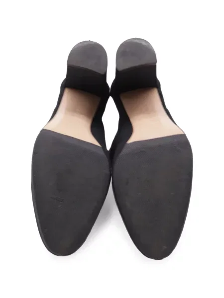 Cizme scurte Gianvito Rossi tricotate negru