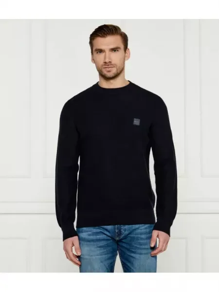 BOSS ORANGE Pulover Anion_S cu adaos de cașmir portocaliu