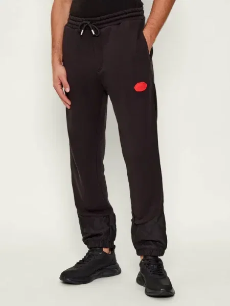 HUGO Pantaloni de trening Dilvanos negru