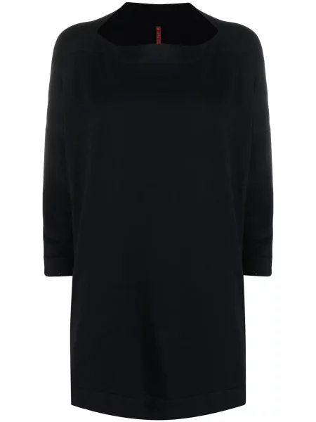 Sweter Daniela Gregis z dekoltem w łódkę niebieski