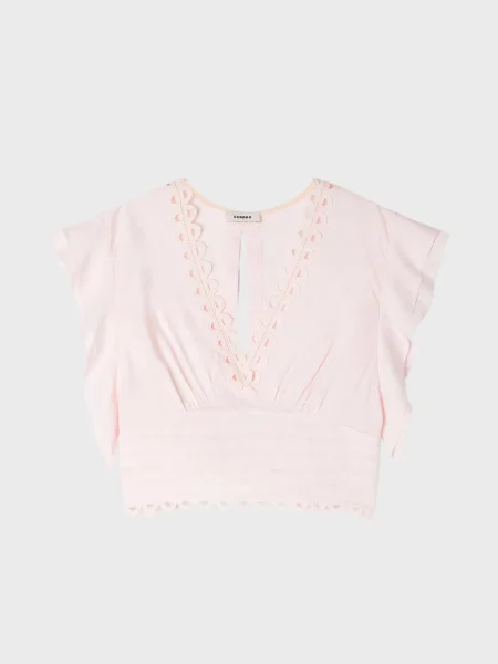 Топ Sandro рожевий