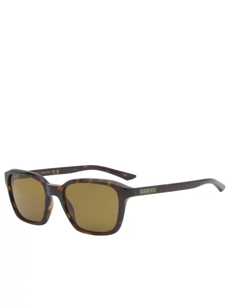 Okulary przeciwsłoneczne Gucci brązowe