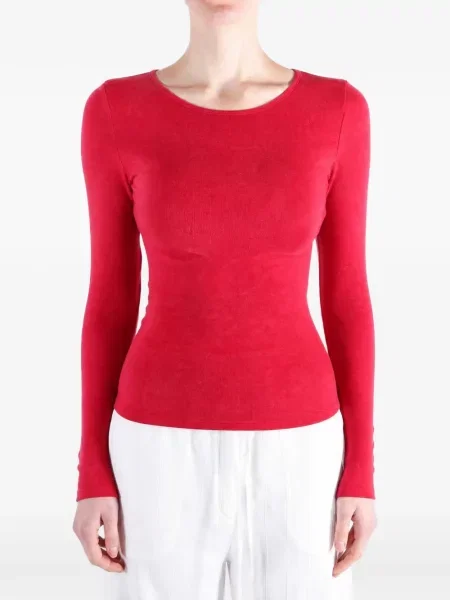 Lung tricou Amomento roșu