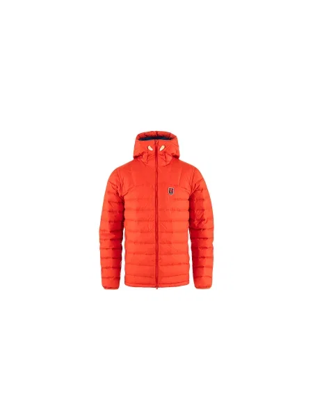 Fjällräven Expedition Pack Down Hoodie M Mężczyźni Kurtki Fjällräven Size: M pomarańczowy