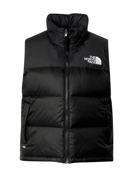 THE NORTH FACE Vestă NUPTSE negru alb