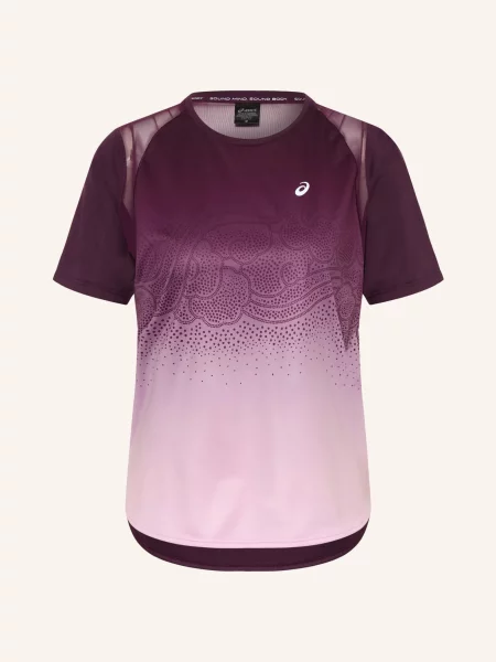Asics Funkční Tričko Road Fade tmavě / růžová fialová