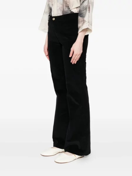 Pantaloni 40 Weft de catifea cord negru