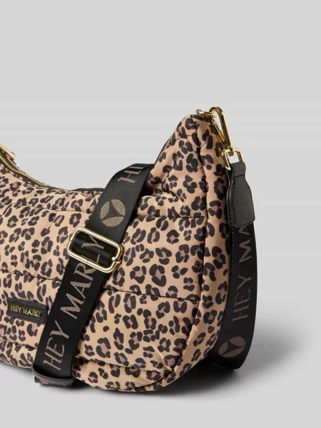 Saszetka nerka z nadrukiem skóry leoparda na całej powierzchni model Lifetime Buddy' Hey Marly