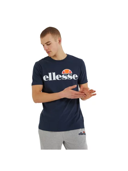 ELLESSE Tričko námornícka modrá oranžová / červená biela