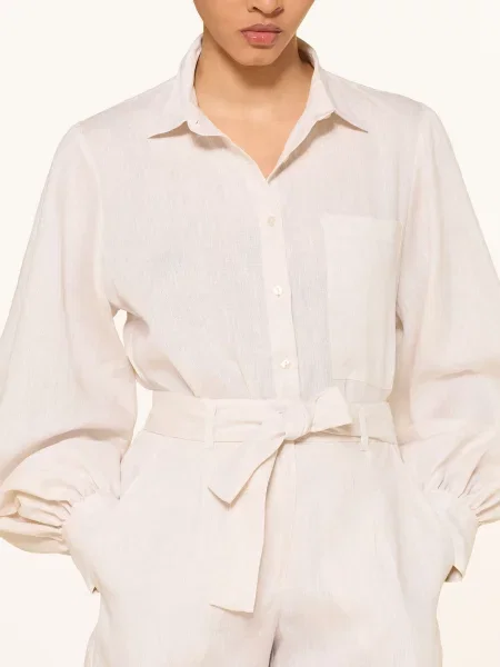 Émanou Lněná Košile krémová