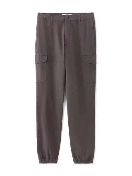 Kalhoty Celio hnědé