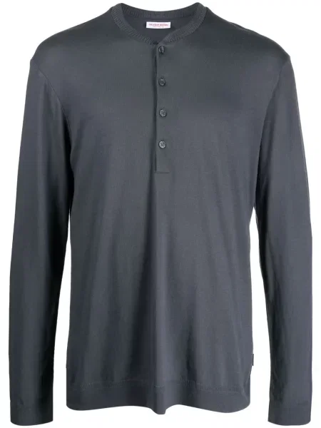 Hanorac Orlebar Brown din jerseu scurt gri