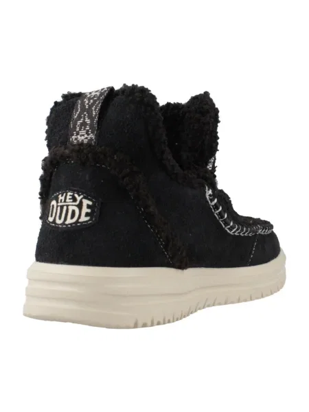 Pantofi Heydude din piele de căprioară negru