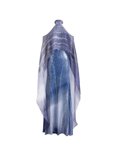 Rochie maxi Silvia Tcherassi albastru