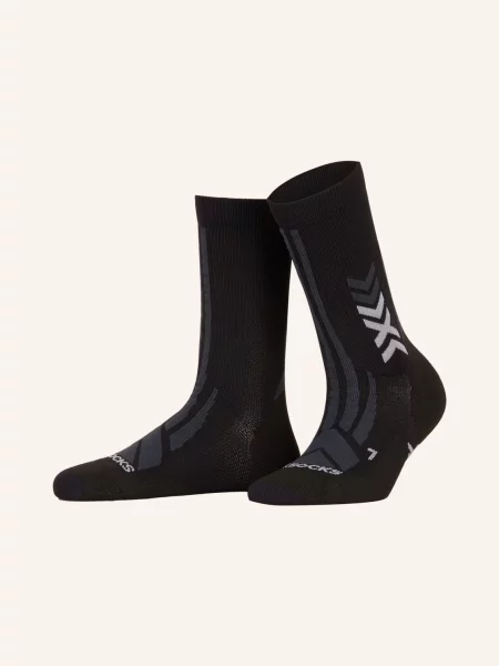 Trekové ponožky X-Socks Hike Discover Crew black/charcoal černé