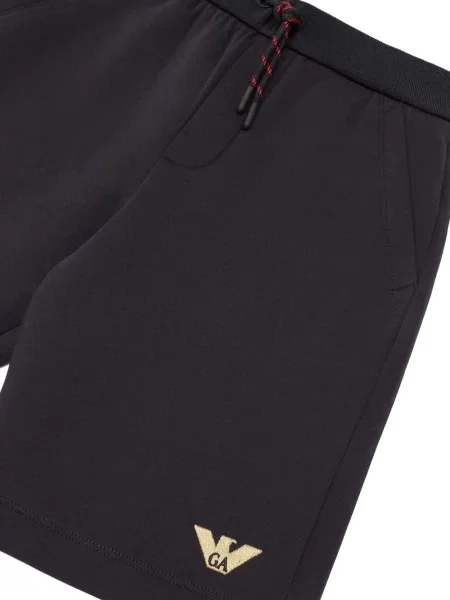 Szorty dziecięce Emporio Armani niebieskie