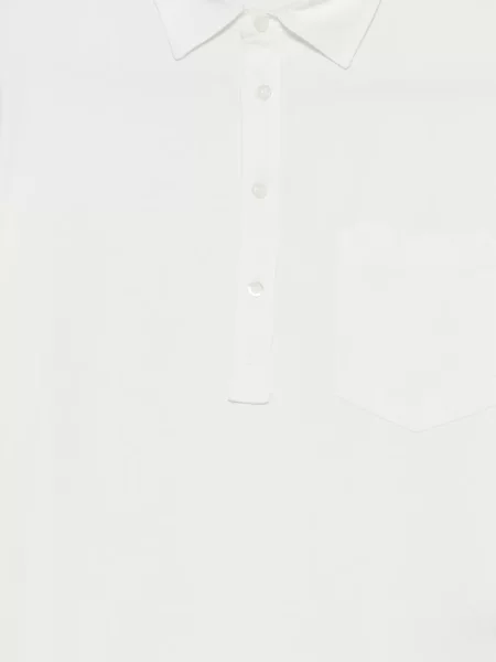 Tricou polo Barena alb