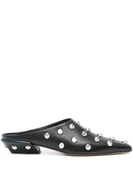 Papuci tip mules Paris Texas negru