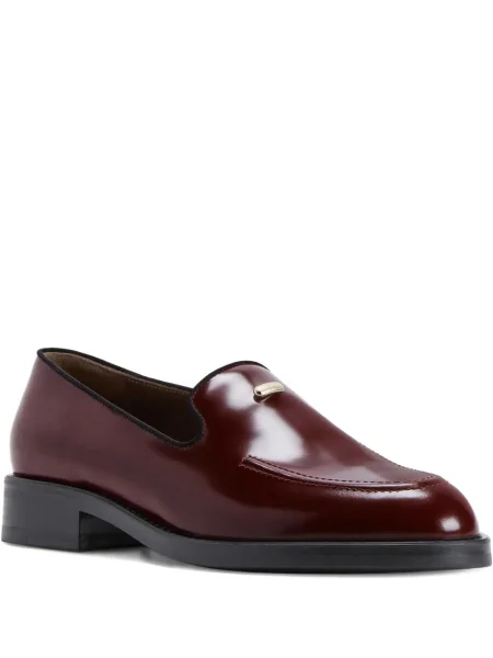 Pantofi loafer Giuseppe Zanotti din piele roșu