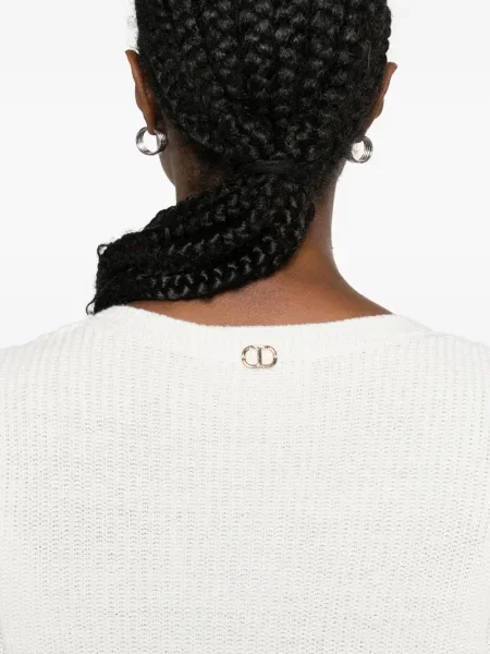 Pulover Twinset alb