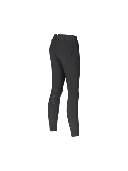 Spodnie jeździeckie mid grip dla kobiet Kingsland Kira czarne