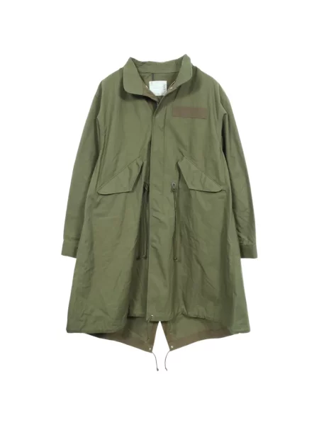 Palton Sacai cu cordon verde