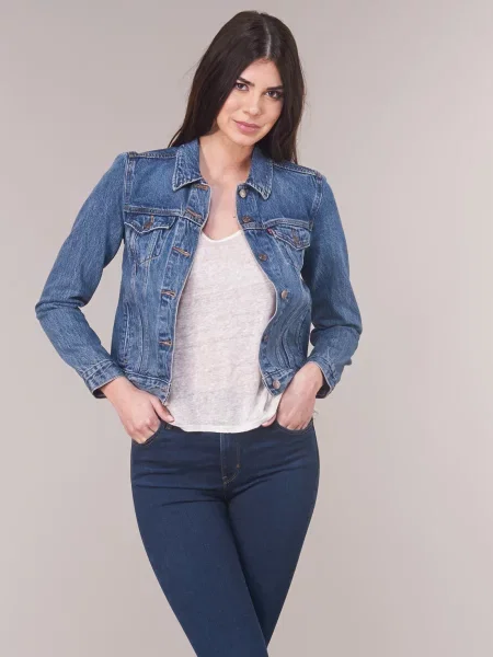 Džínová bunda Levi's modrá