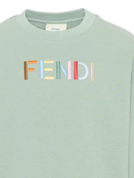 Sweter dziecięcy Fendi zielony