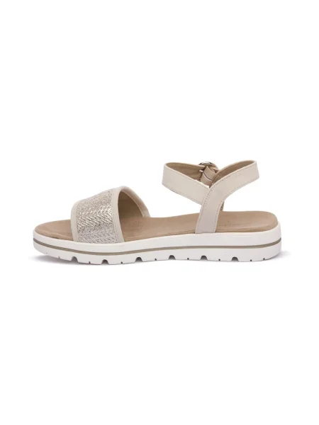 TOM TAILOR Sandale deschis / auriu bej