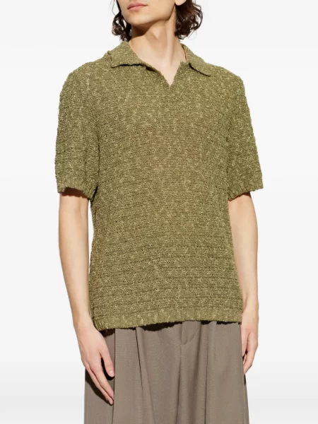 Tricou Samsøe Samsøe cu mâneci scurte scurt verde