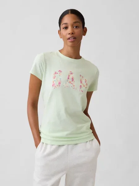 Tricou Gap cu autograf gri