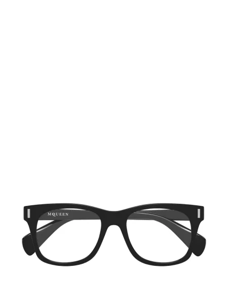 Ochelari de soare pătrați Alexander Mcqueen negru