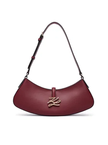 KARL LAGERFELD Ročna torba Bordo rdeča