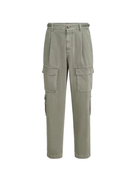 Pantaloni cargo Brunello Cucinelli verde