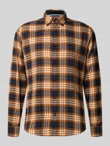 Koszula casualowa o kroju casual fit z kołnierzykiem typu button down Olymp Level Five