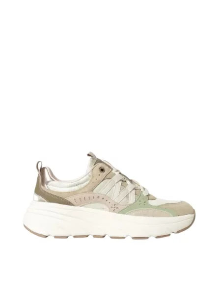 Sneakersy Twinset skórzane beżowe