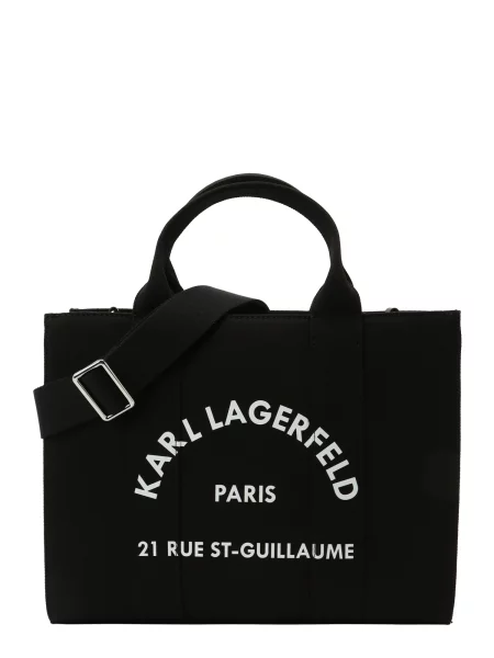 Τσάντα KARL LAGERFELD Μαύρο λευκό