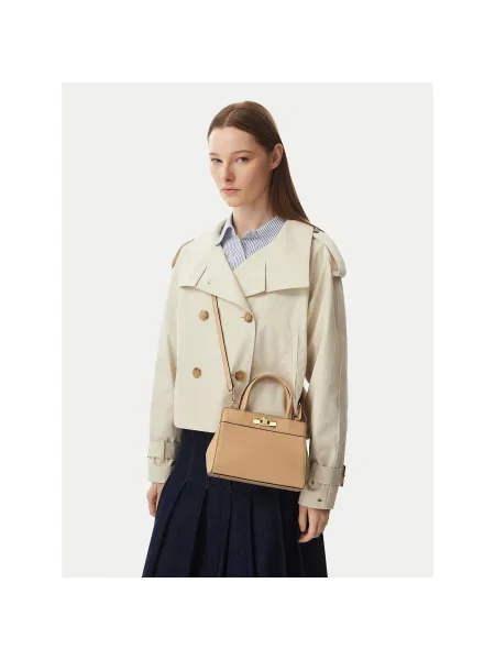 Tommy Hilfiger Дамска чанта Th Modern Mini Satchel Светлокафяв